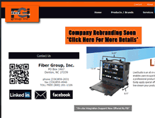 Tablet Screenshot of fibergroupinc.com